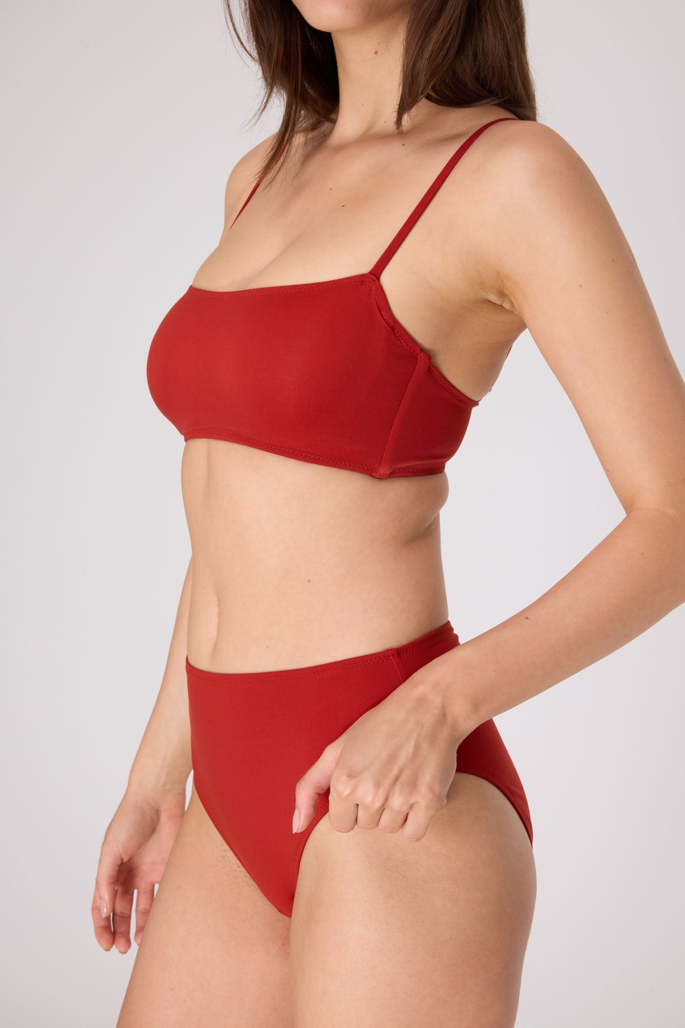 Essential Underwire Bikini Top | Crimson