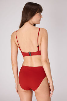 Essential Underwire Bikini Top | Crimson