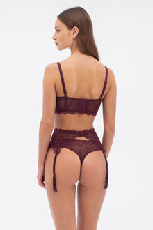 Dahlia Garter Belt | Cherry Lacquer