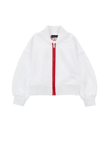 Girls | Open Sweatshirt With Sequins | White