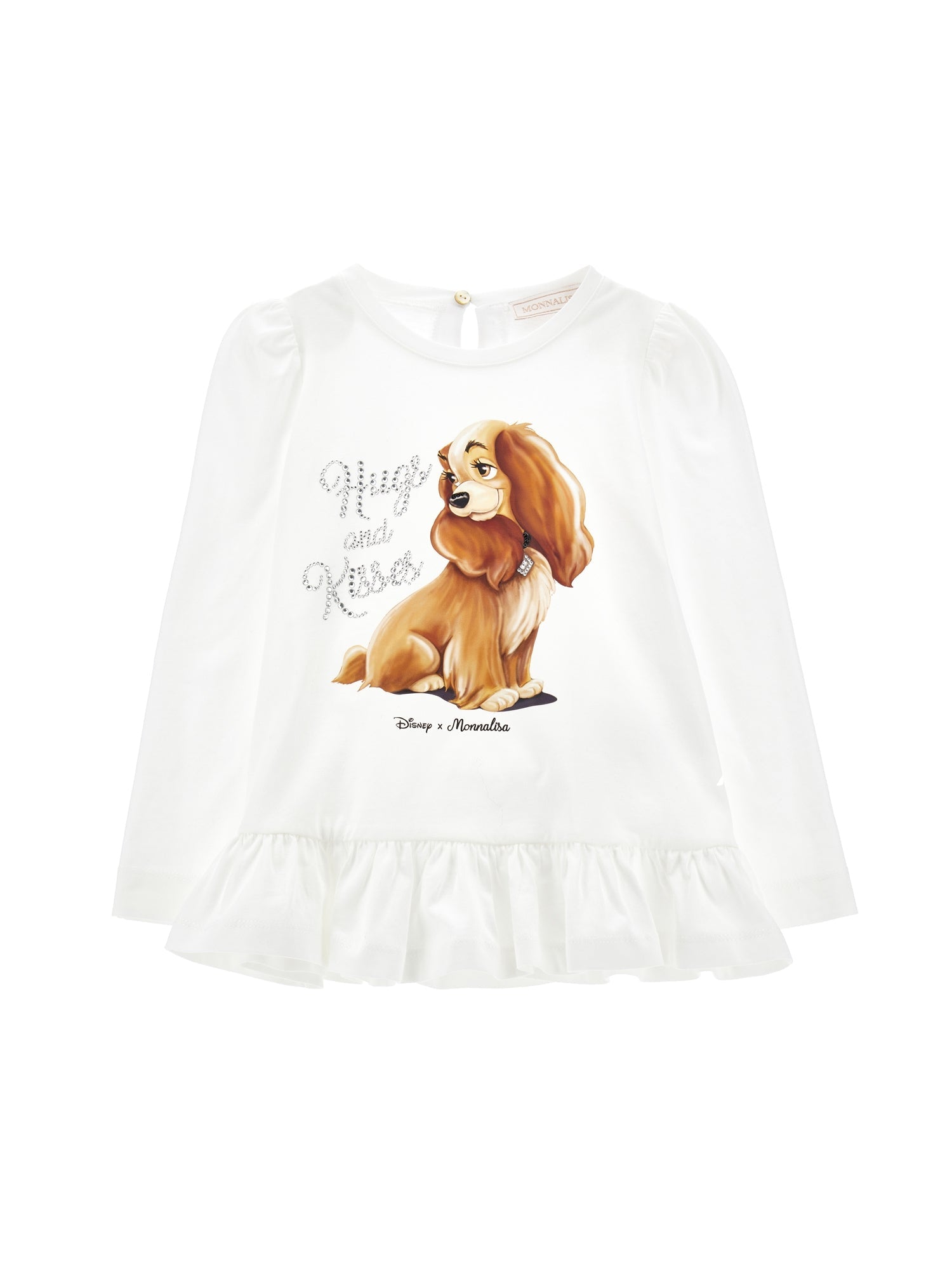 Girls | Lady And The Tramp Maxi T-Shirt | Cream