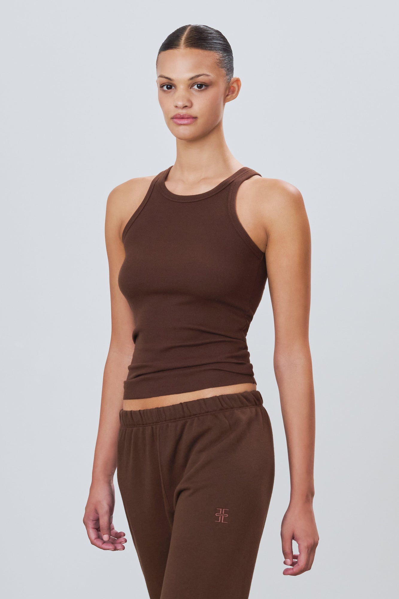 HIGH NECK FITTED TANK - ETERNE
