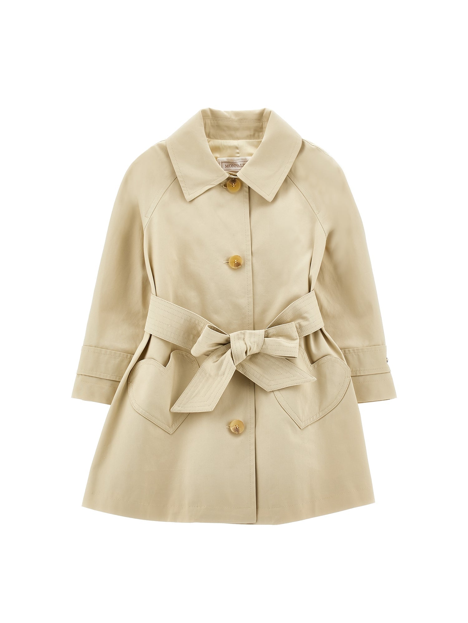Girls | Gabardine Trench Coat | Beige