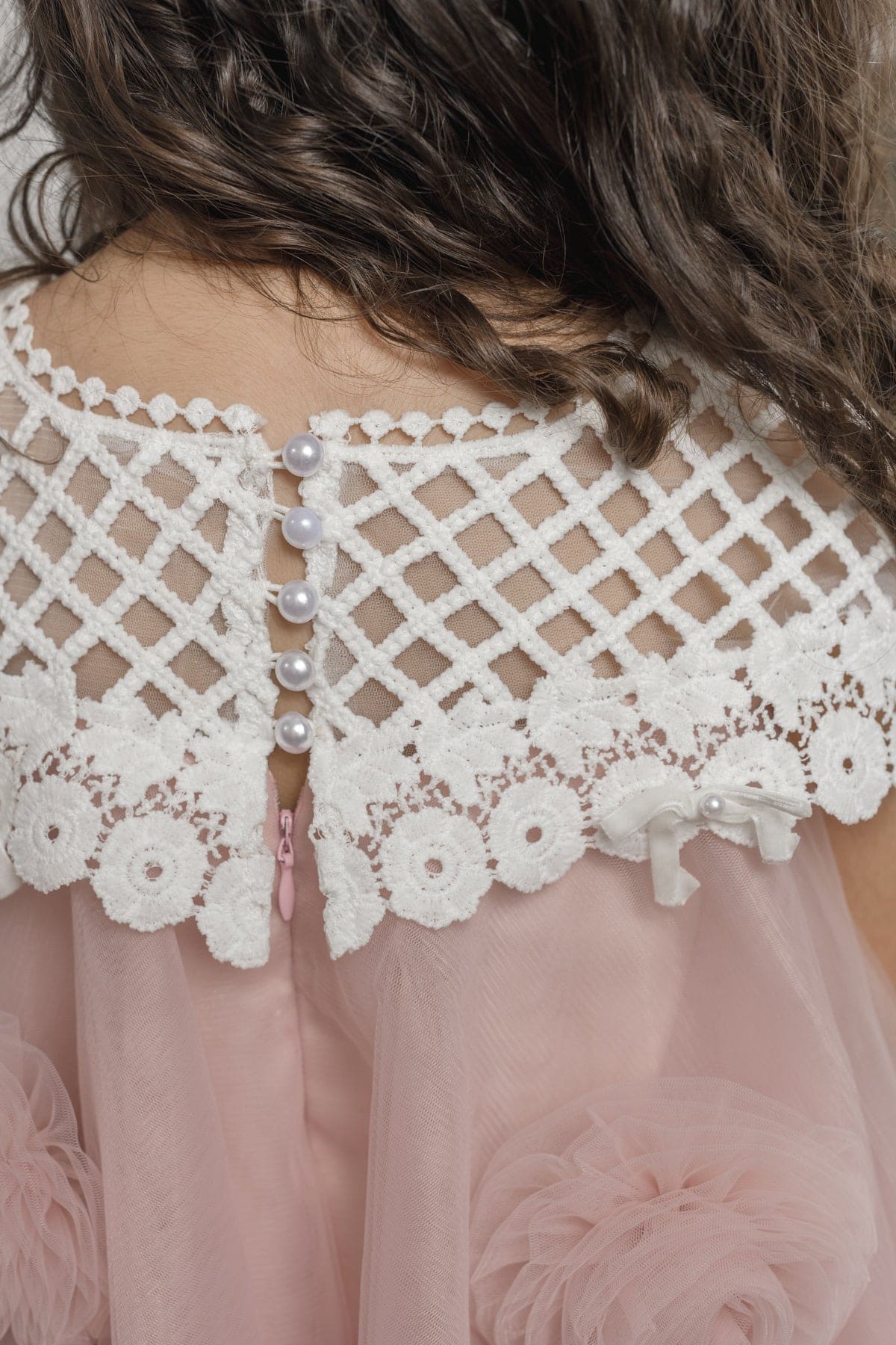 Baby Girls | Rosa Tulle Flower Dress | Pink
