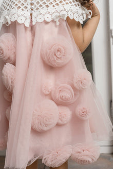 Baby Girls | Rosa Tulle Flower Dress | Pink