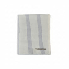 Zebra Throw | Chambray/Ivory