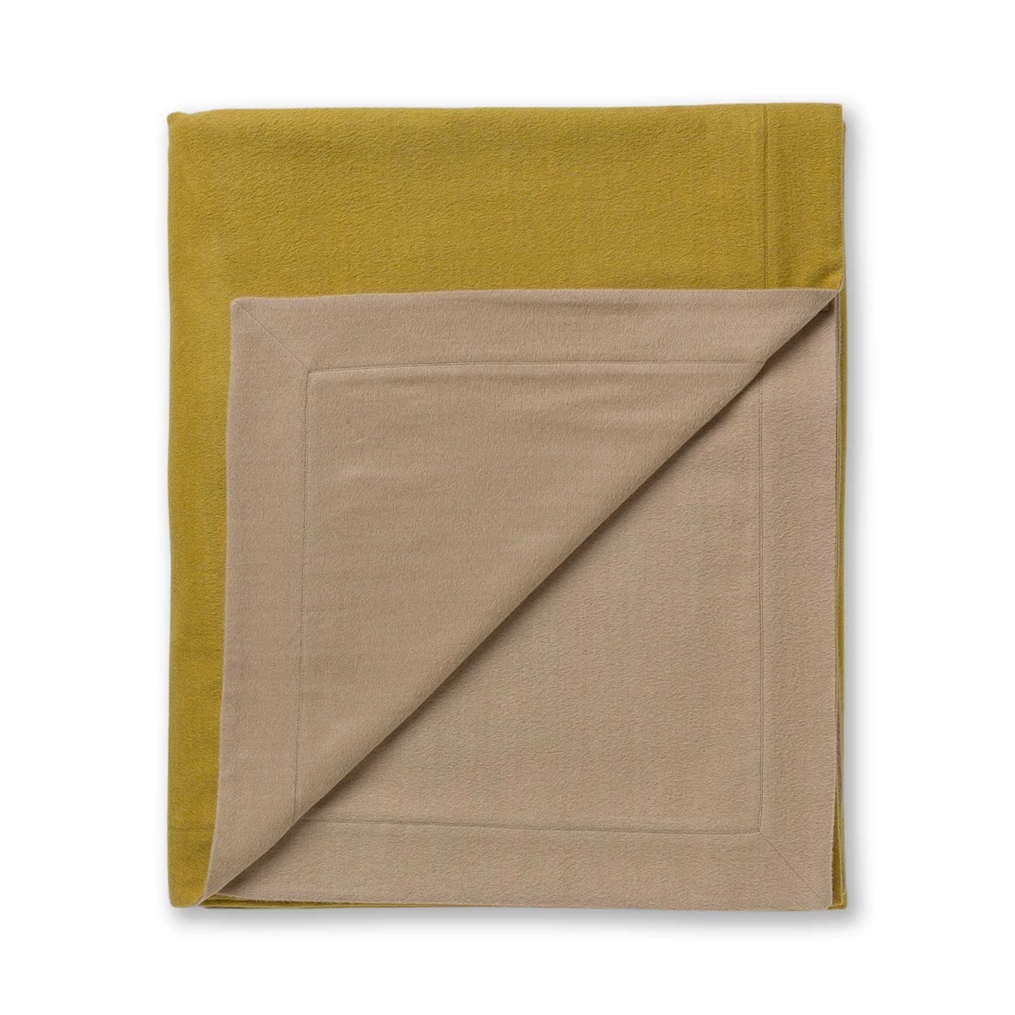 Hudson Bed Blanket | French Yellow/Beige
