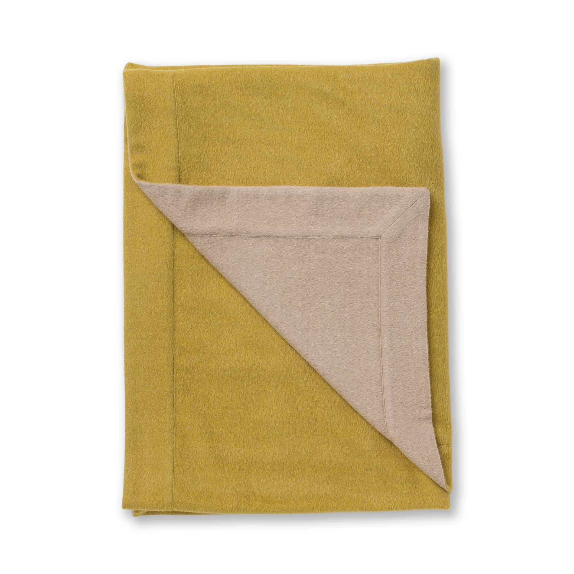 Hudson Throw | French Yellow/Beige