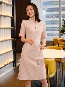 Chinese-style Dress | Orange