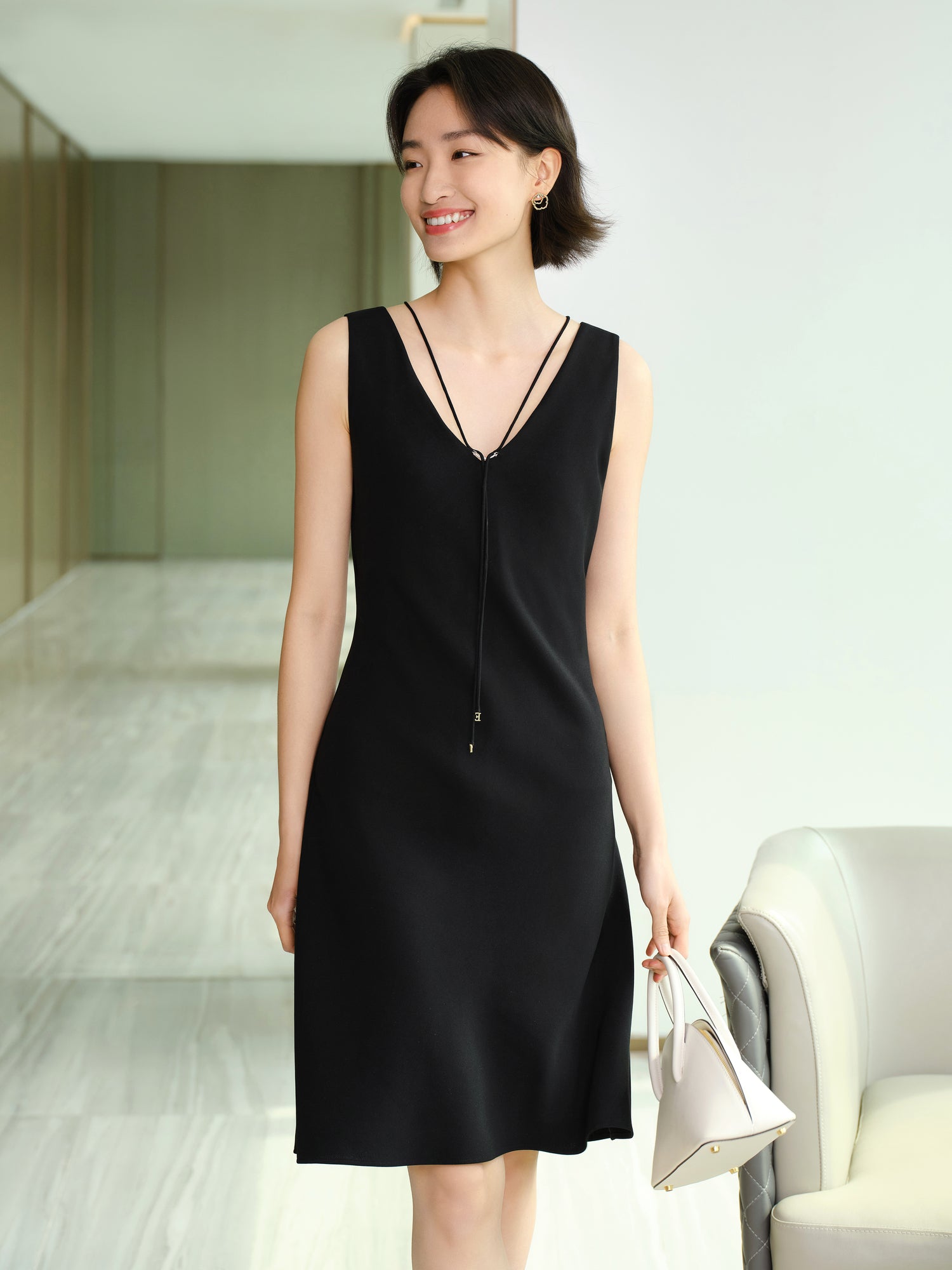 Acetic Acid Dress | Black