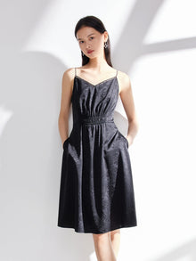 Silk Slip Dress | Black