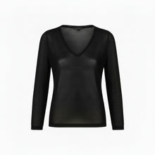 V Neck Sweater | Black
