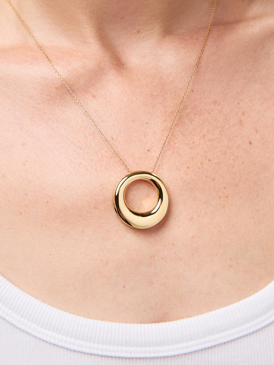 Waverly Pendant Necklace | 14K Gold on Brass