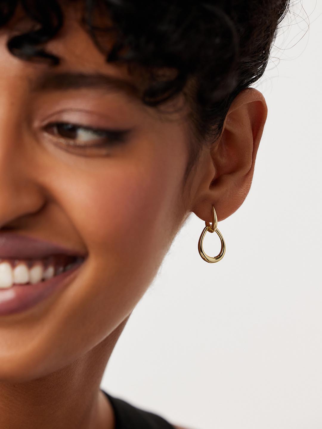 Sage Drop Earrings | 14K Gold on Brass