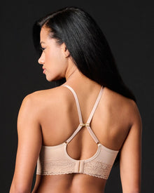 Lace Molded Wireless Bra | Taupe