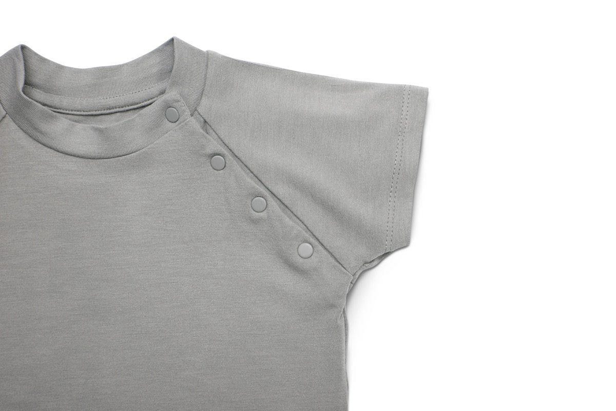 SS Bamboo Bodysuit | Hazy Grey