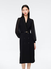 V-Neck Little Dress | Black