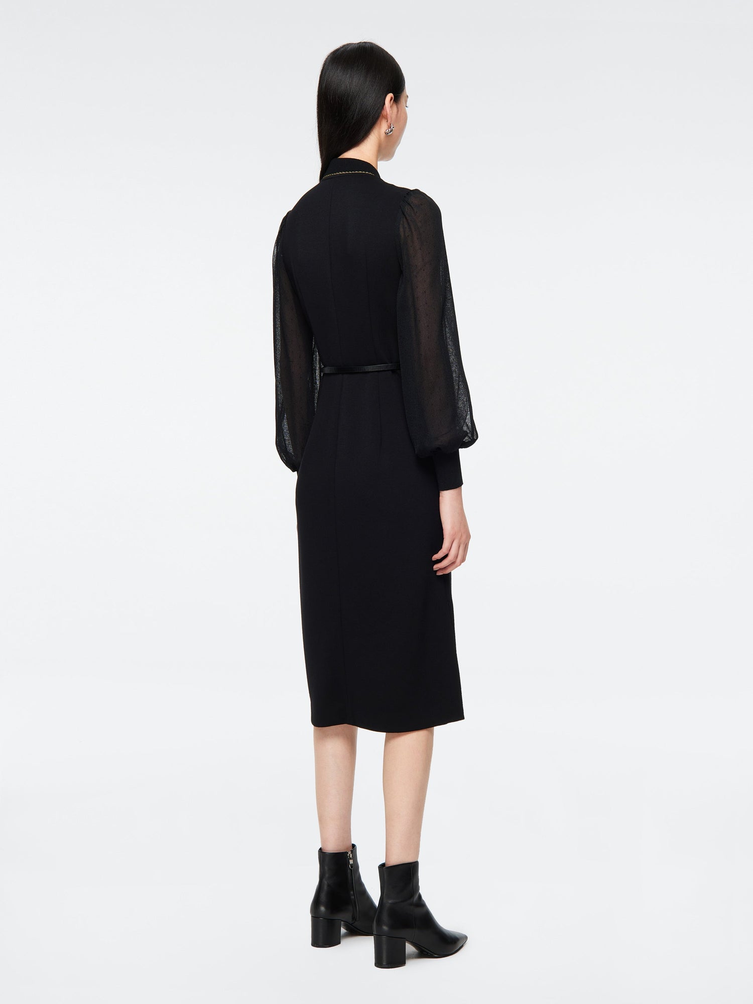 V-Neck Little Dress | Black