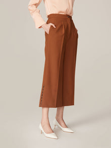 Midi Skirt | Brown
