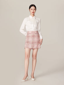 Classic Collar Button-Down Shirt | White