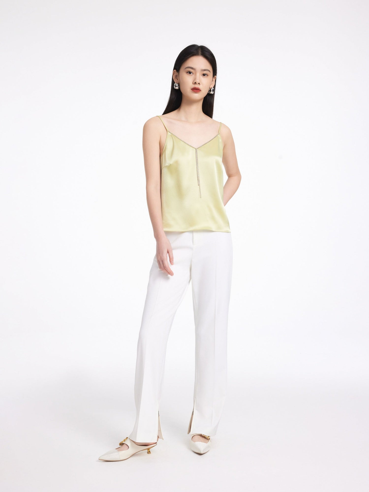 V-Neck Camisole | Green