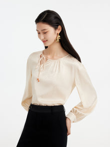 Silk Shirt | Beige