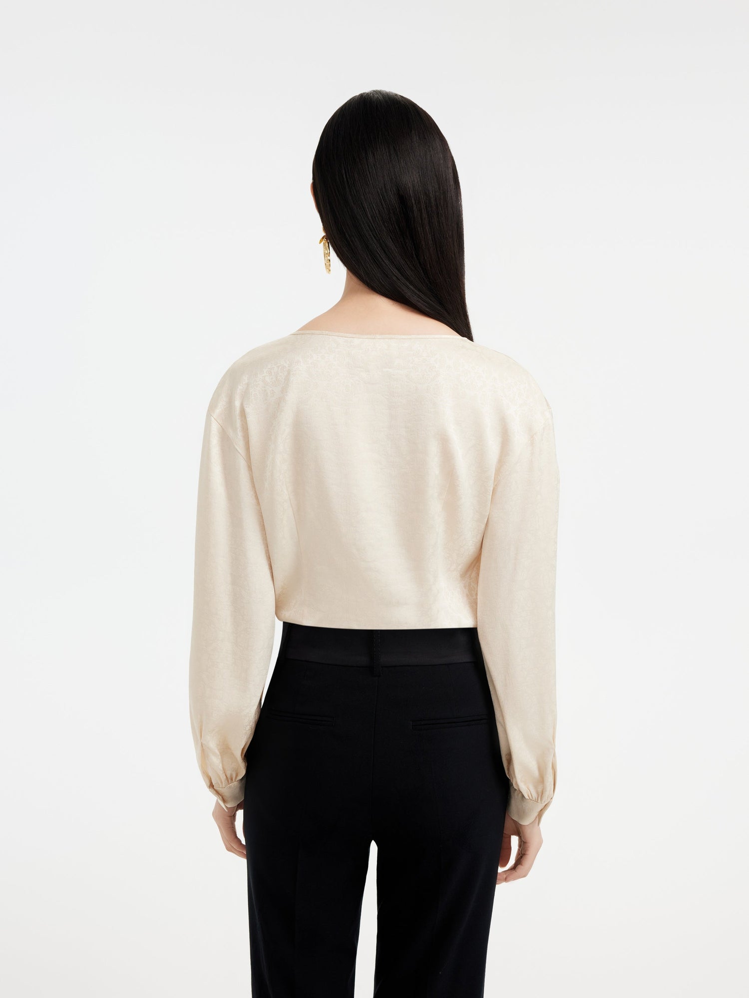 Silk Shirt | Beige
