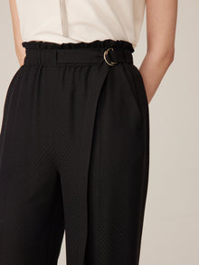 Straight Wide Leg Pant | Black
