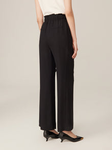 Straight Wide Leg Pant | Black
