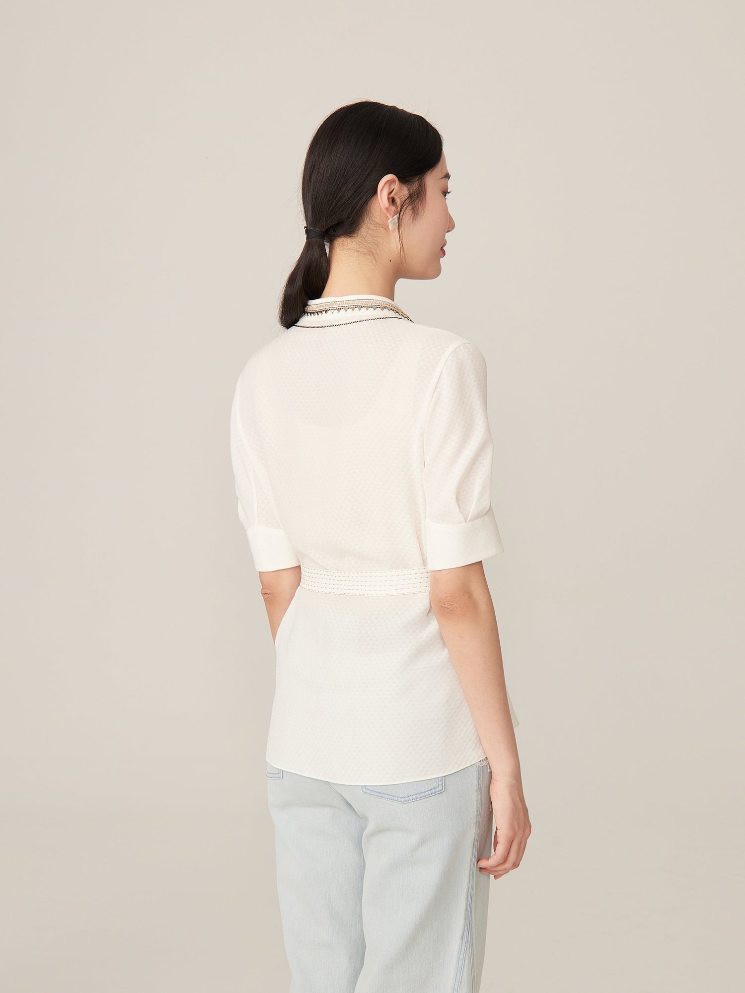 Classic Collar Shirt | White