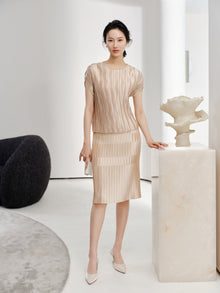 Sleeveless Midi Dress | Golden