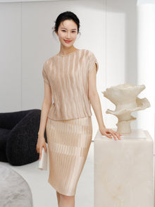 Sleeveless Midi Dress | Golden
