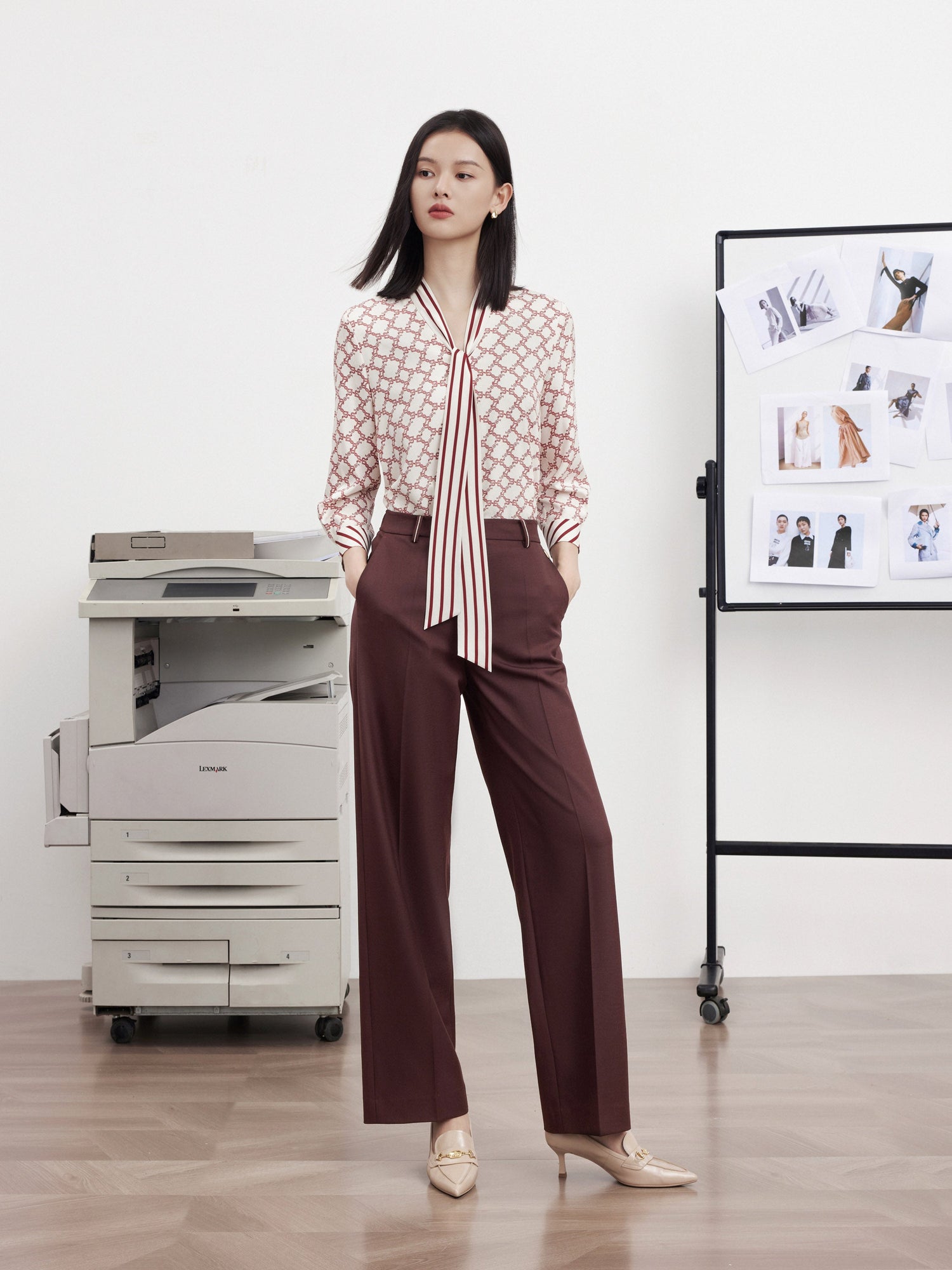 Suit Trouser | Wine Red