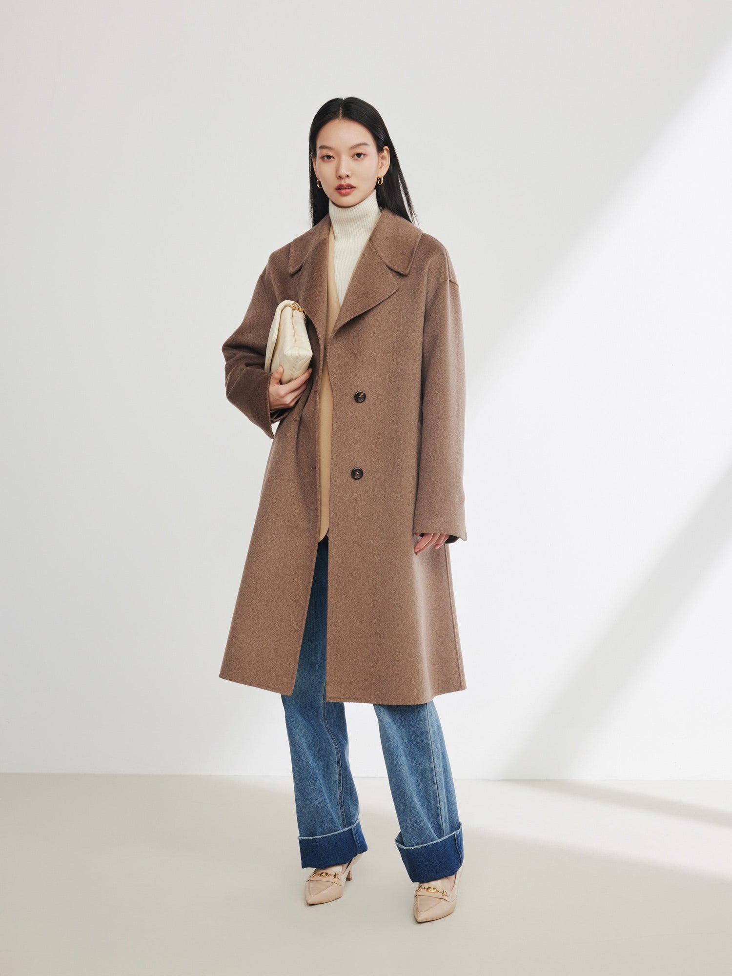 Cashmere Coat Coat | Brown