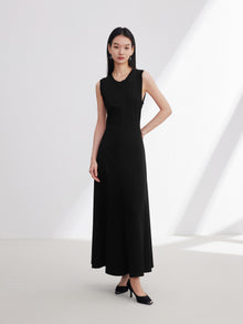 Sleeveless Maxi Dress | Black