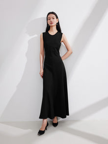Sleeveless Maxi Dress | Black
