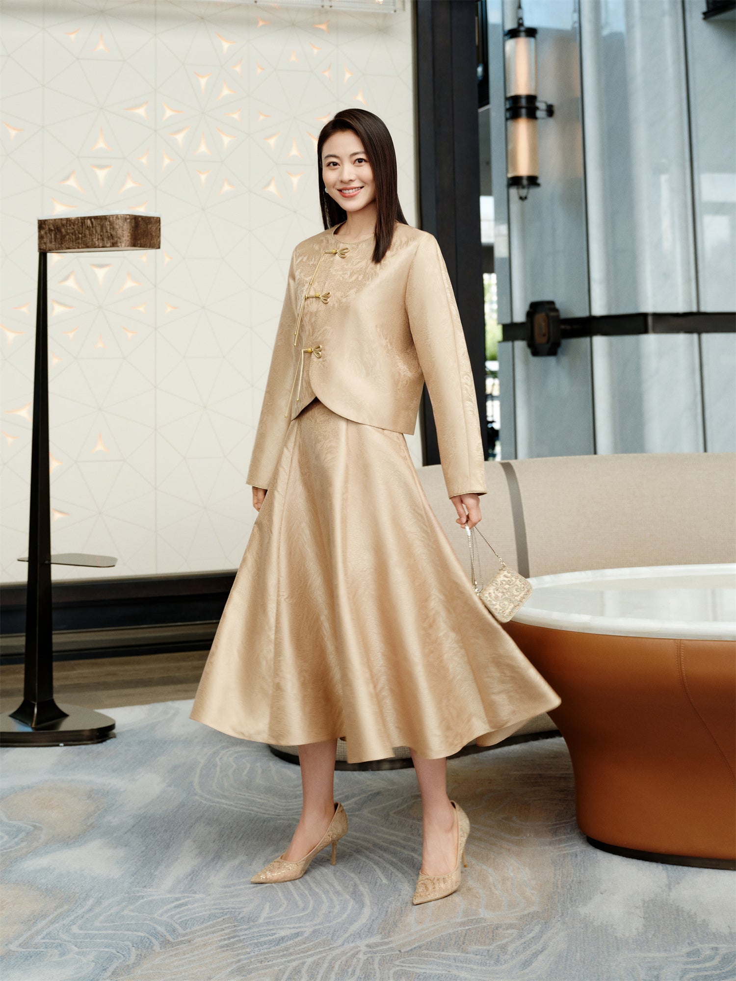 Elegant Chinese-style Jacket | Khaki