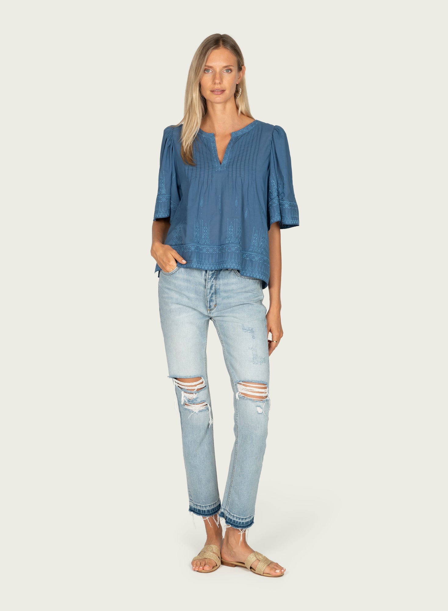 Kali Top | French Blue