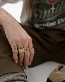 Tricolore Ring | Gold | Cubic Zirconia