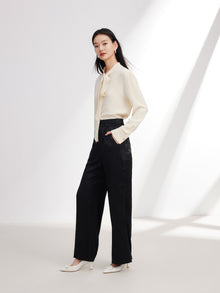 Straight Leg Pant | Black