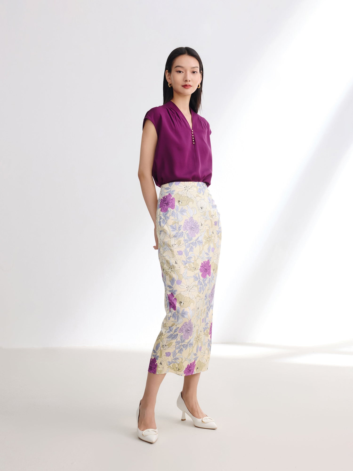 Sleeveless Top | Purple