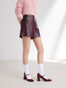 Casual Shorts | Wine Red
