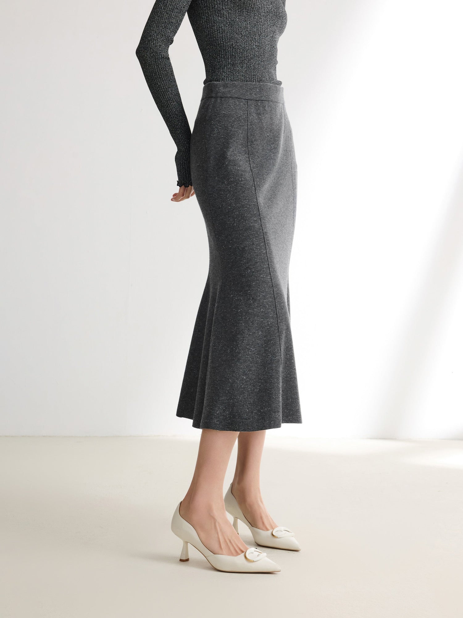Slim Fit Dress | Heather Grey