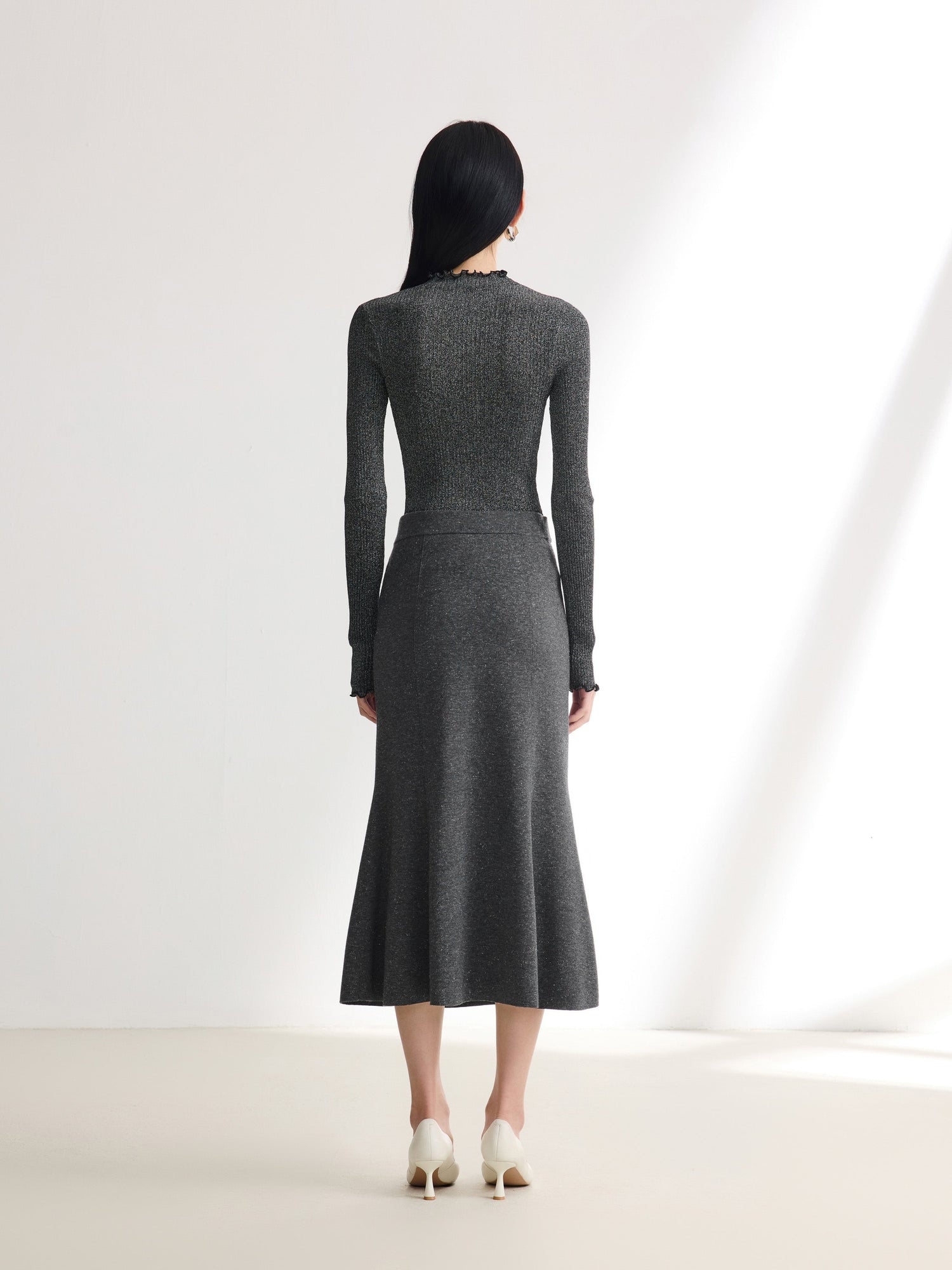 Slim Fit Dress | Heather Grey