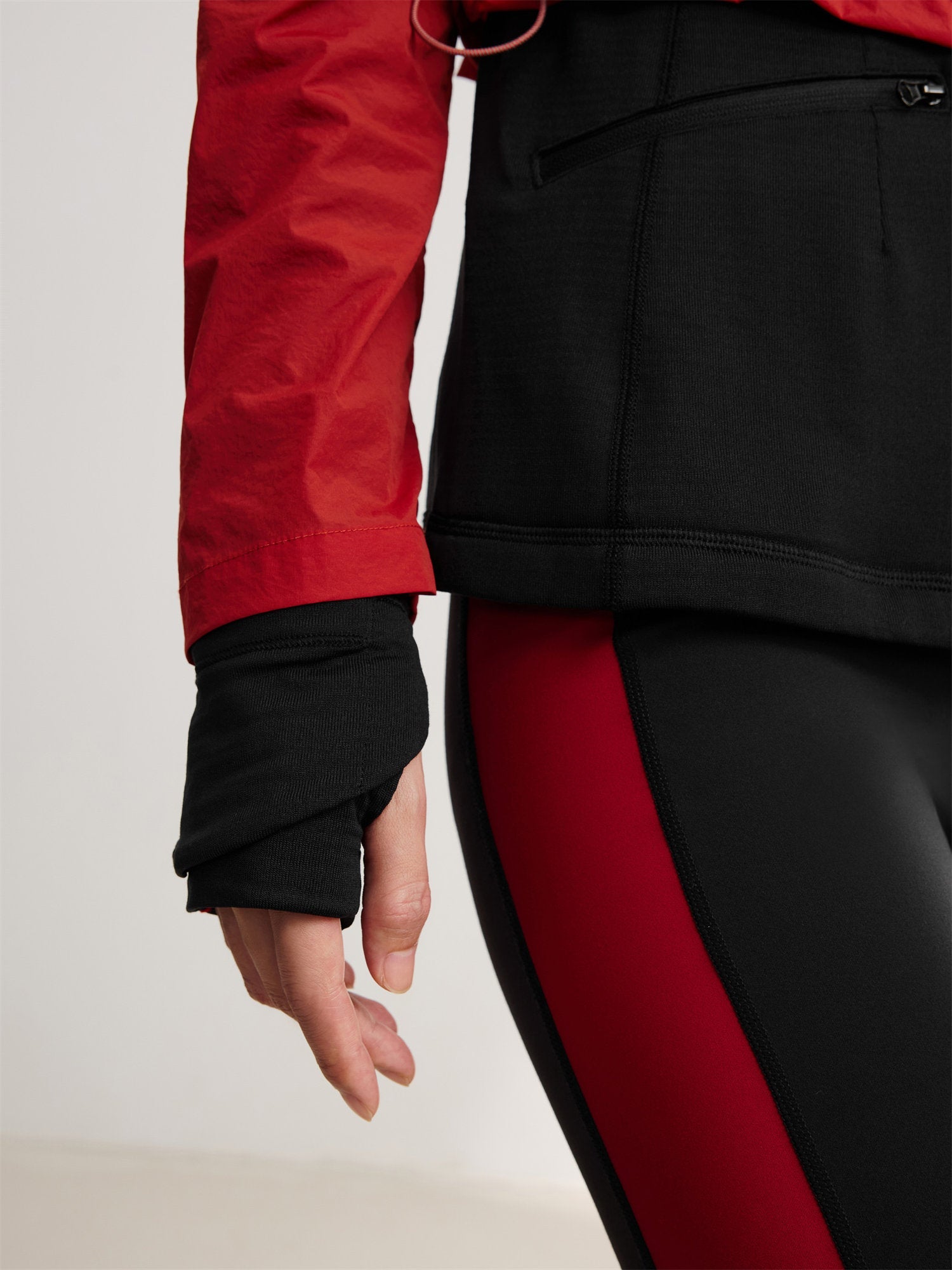 Hooded Sports Jacket | Red