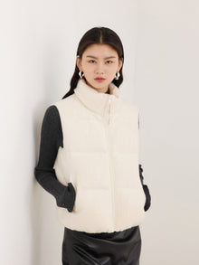 Contrast Sleeve Hoodie | Cream
