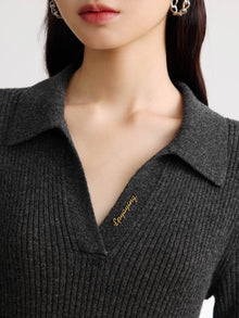Long Sleeve Dress | Dark Heather Grey