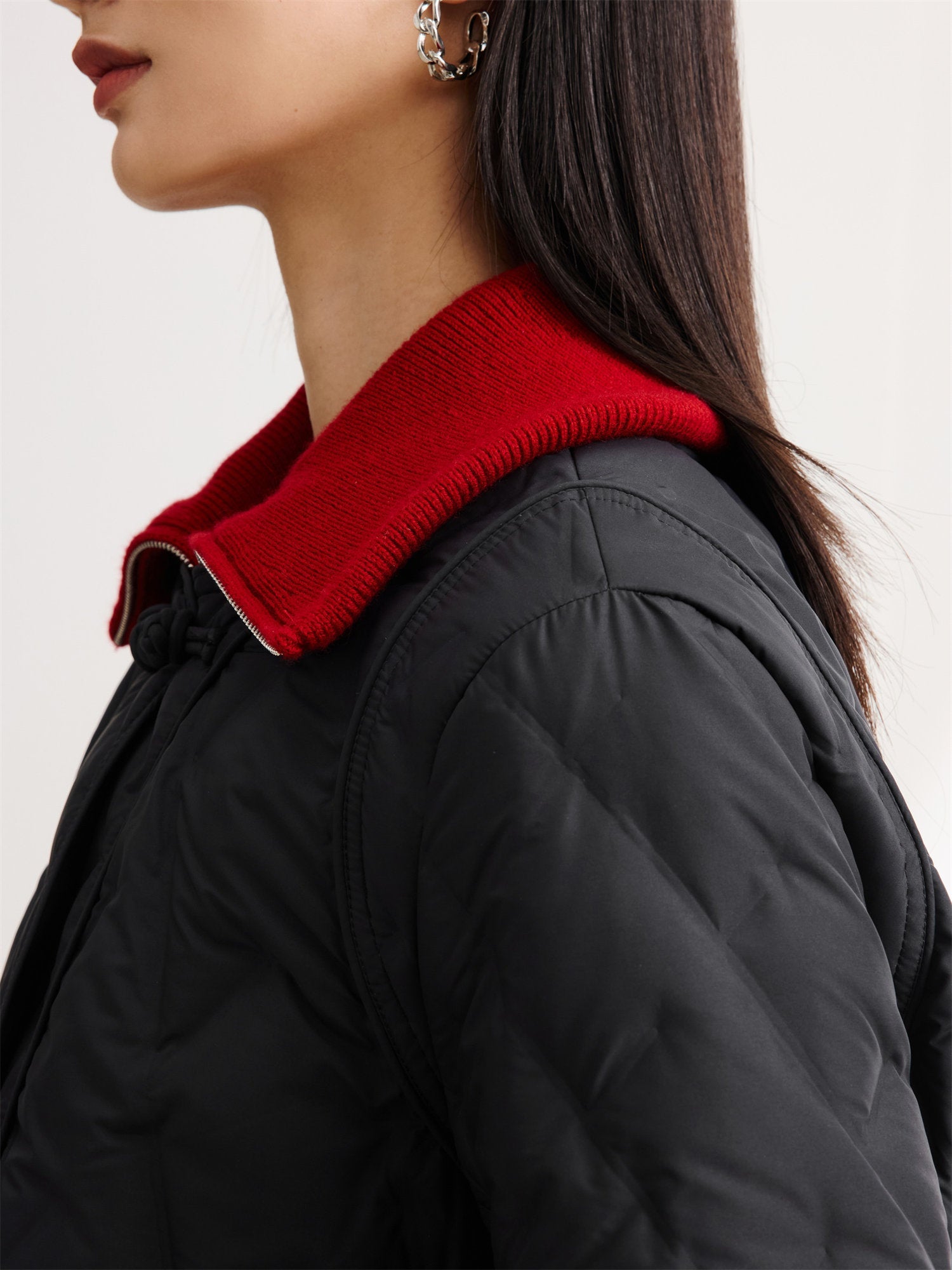 Lightweight Short Down Jacket | Black