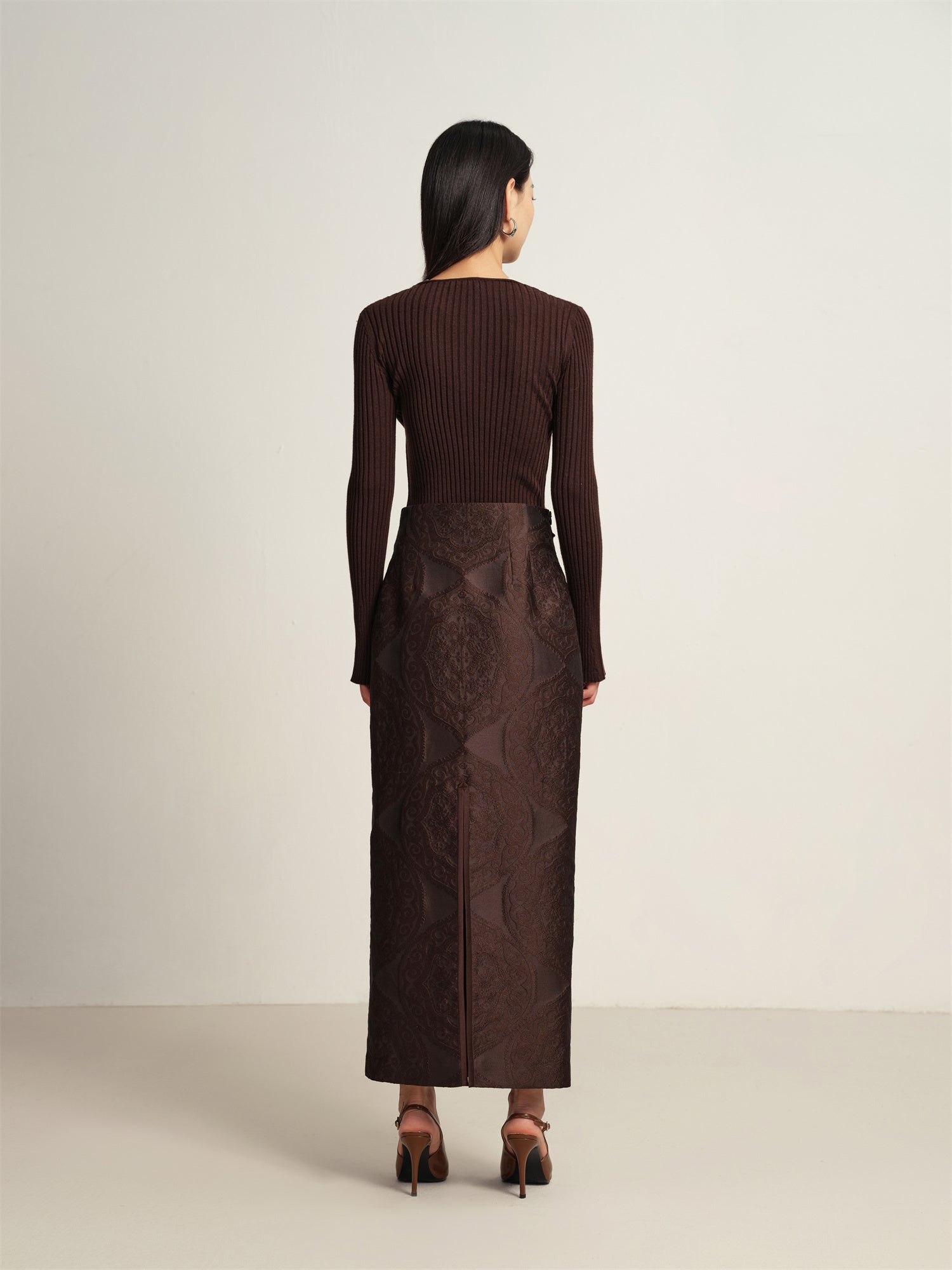 Maxi Skirt | Brown