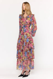 Ana Dress | Carmine Floral